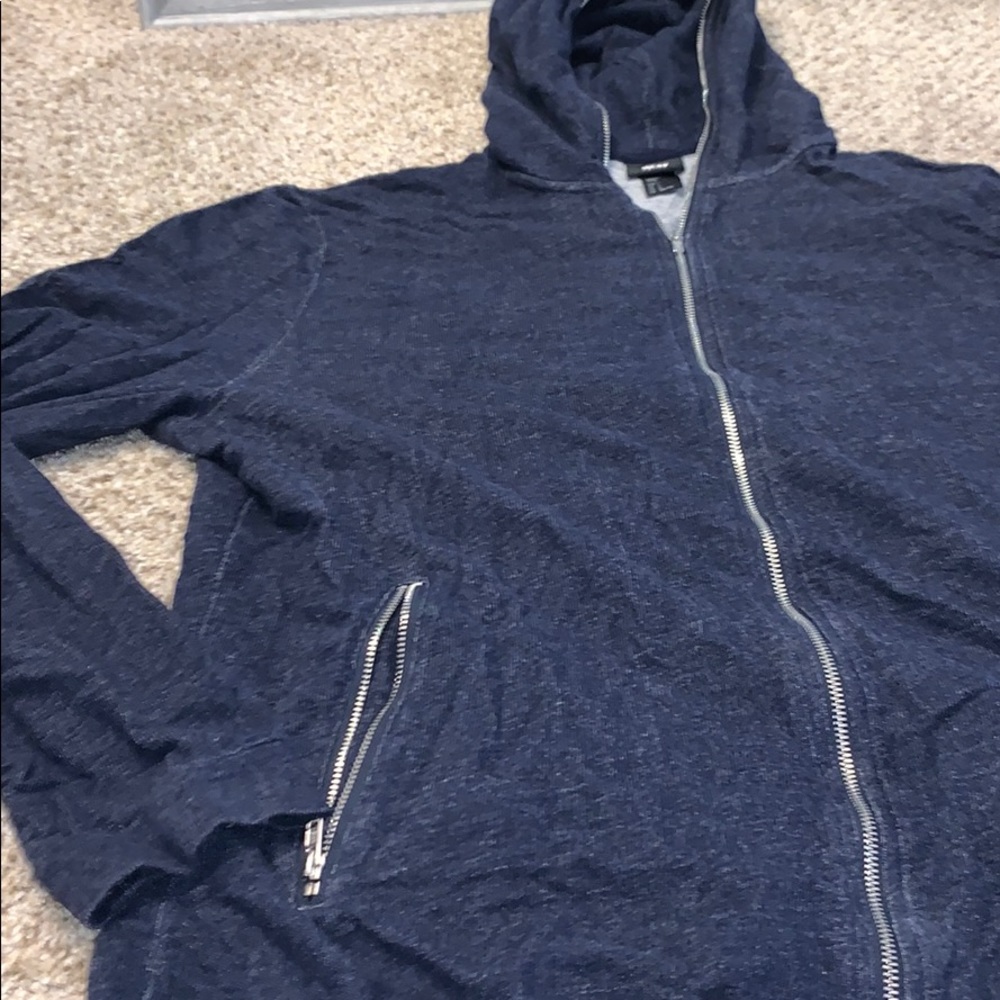 H&M light zip-up sweater jacket